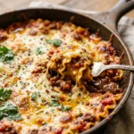 Lazy Lasagna Skillet Pasta