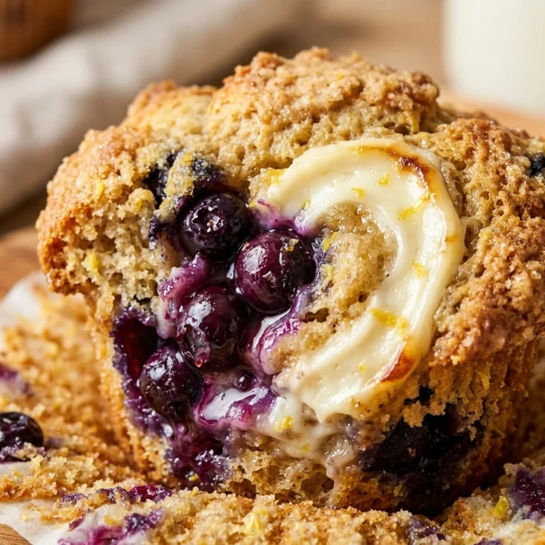 Lemon Blueberry Muffins With Cream Cheese Swirl Bakery