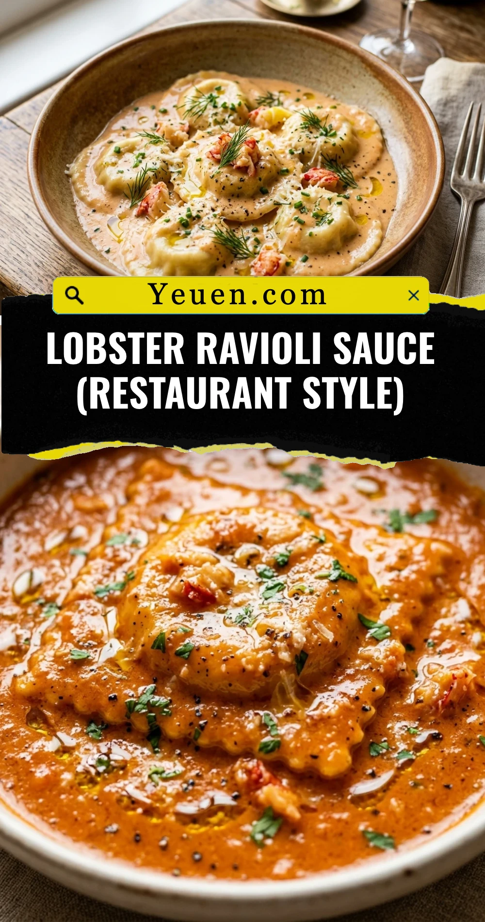 Lobster Ravioli Sauce (Restaurant Style)