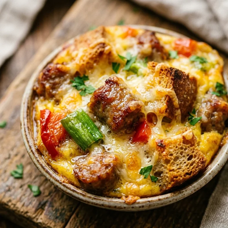 Make Ahead Breakfast Casserole Easy