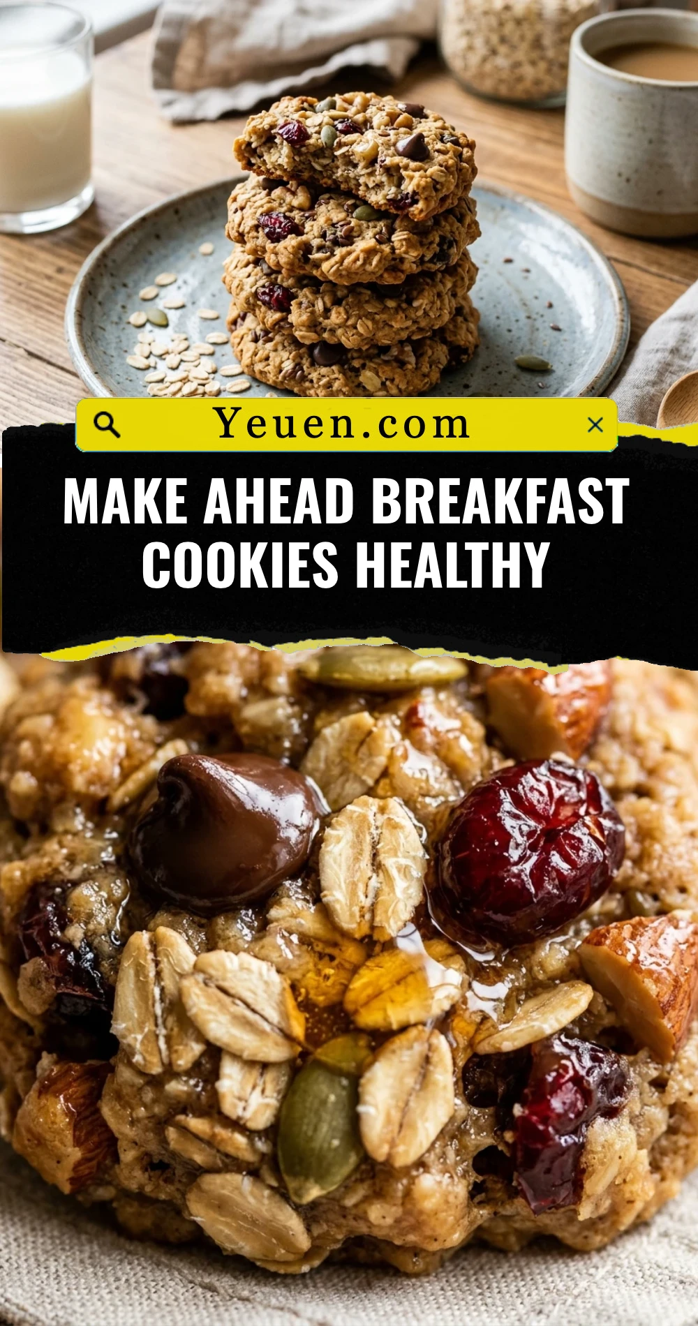 Make Ahead Breakfast Cookies Healthy