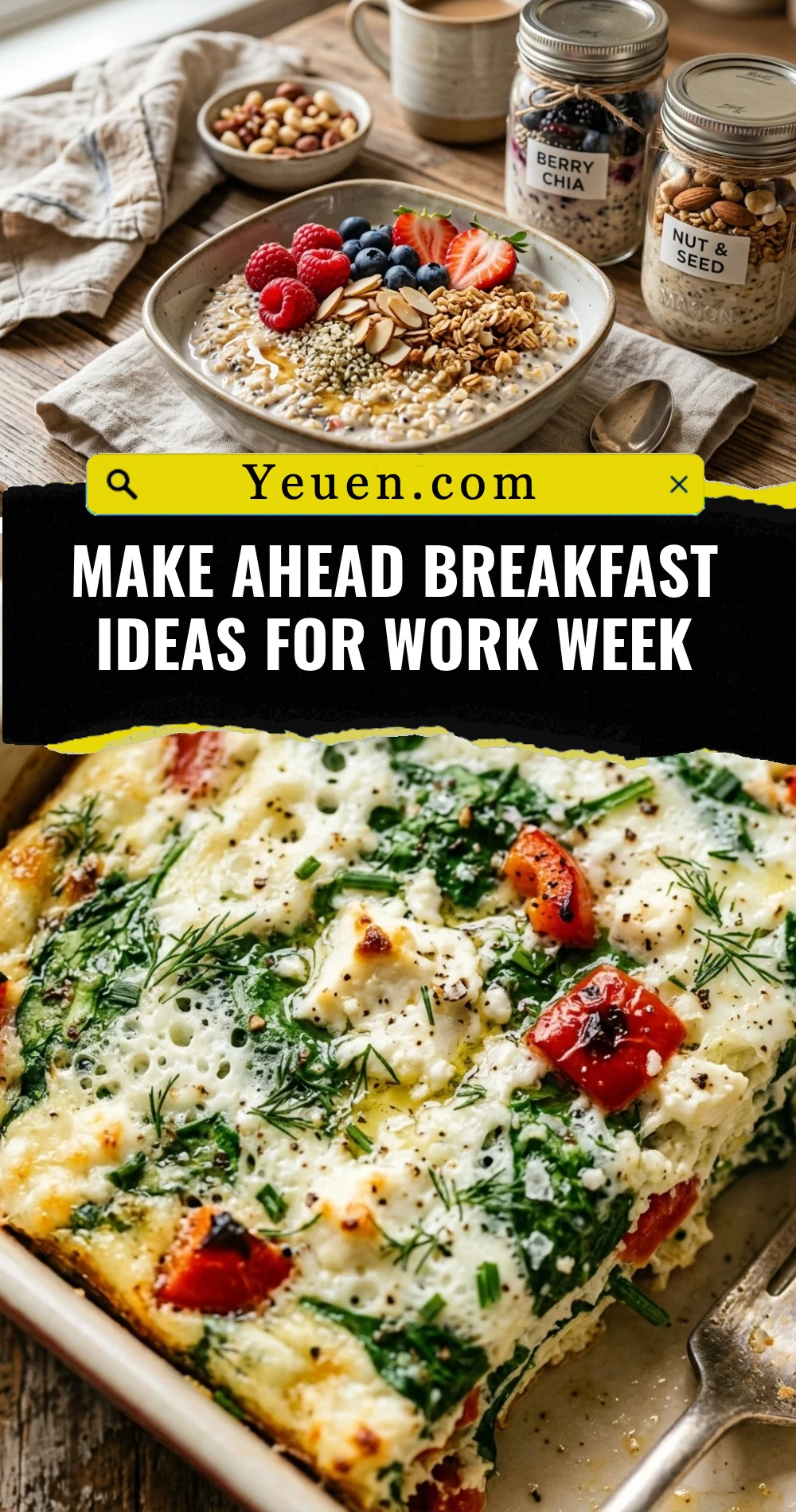 Make Ahead Breakfast Ideas For Work Week