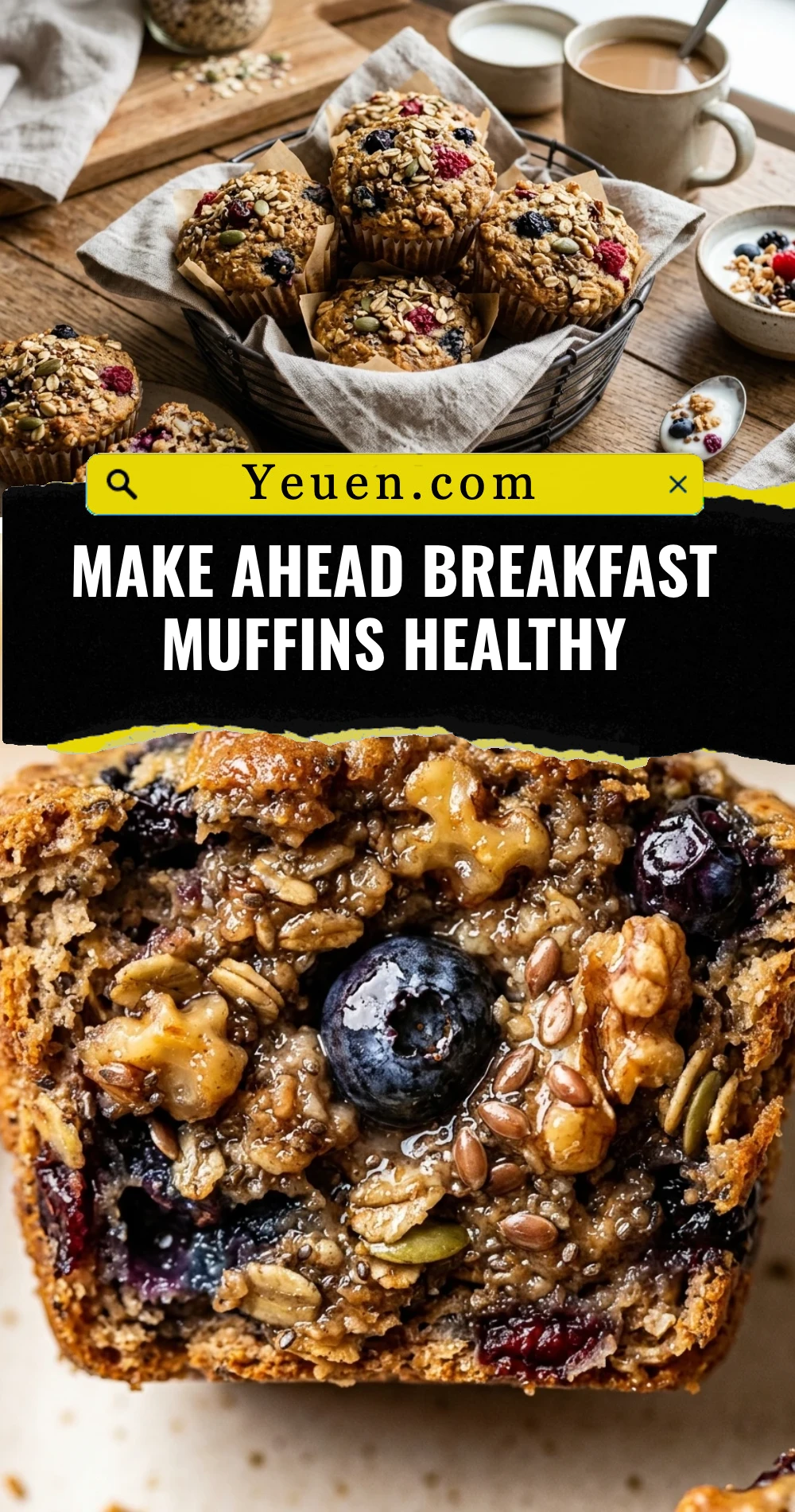 Make Ahead Breakfast Muffins Healthy