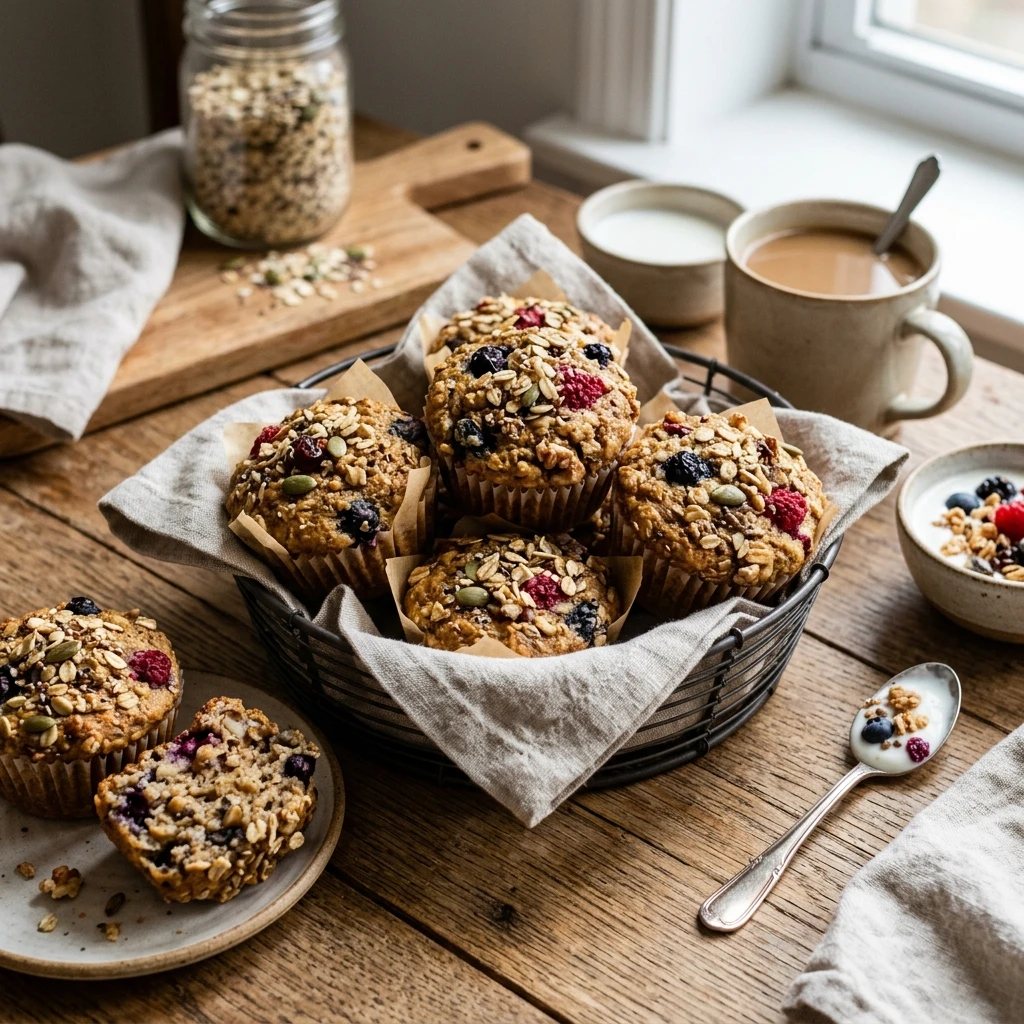 Make Ahead Breakfast Muffins Healthy