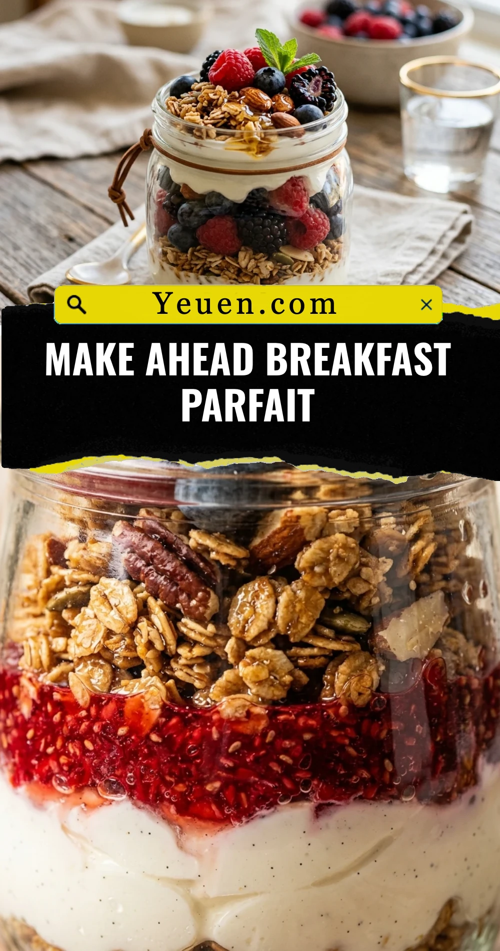 Make Ahead Breakfast Parfait