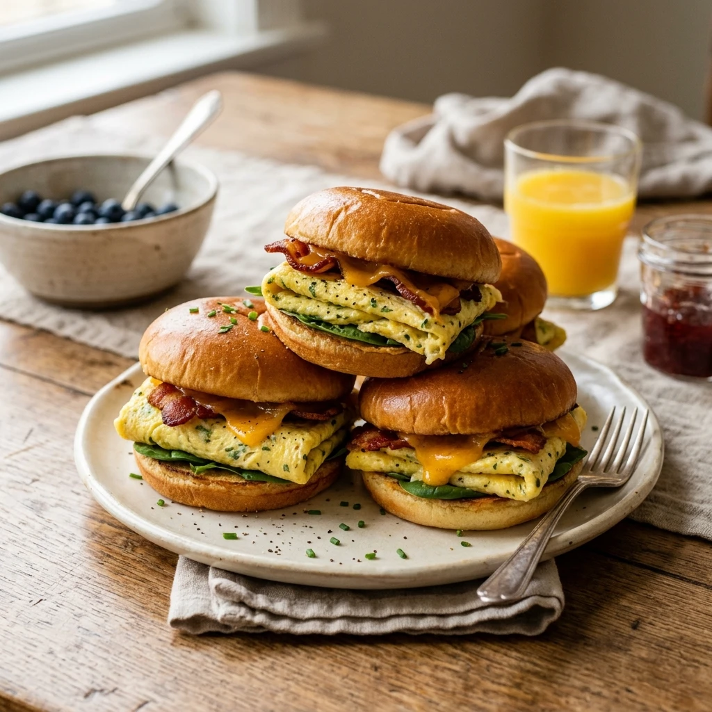 Make Ahead Breakfast Sandwiches Freezer Friendly