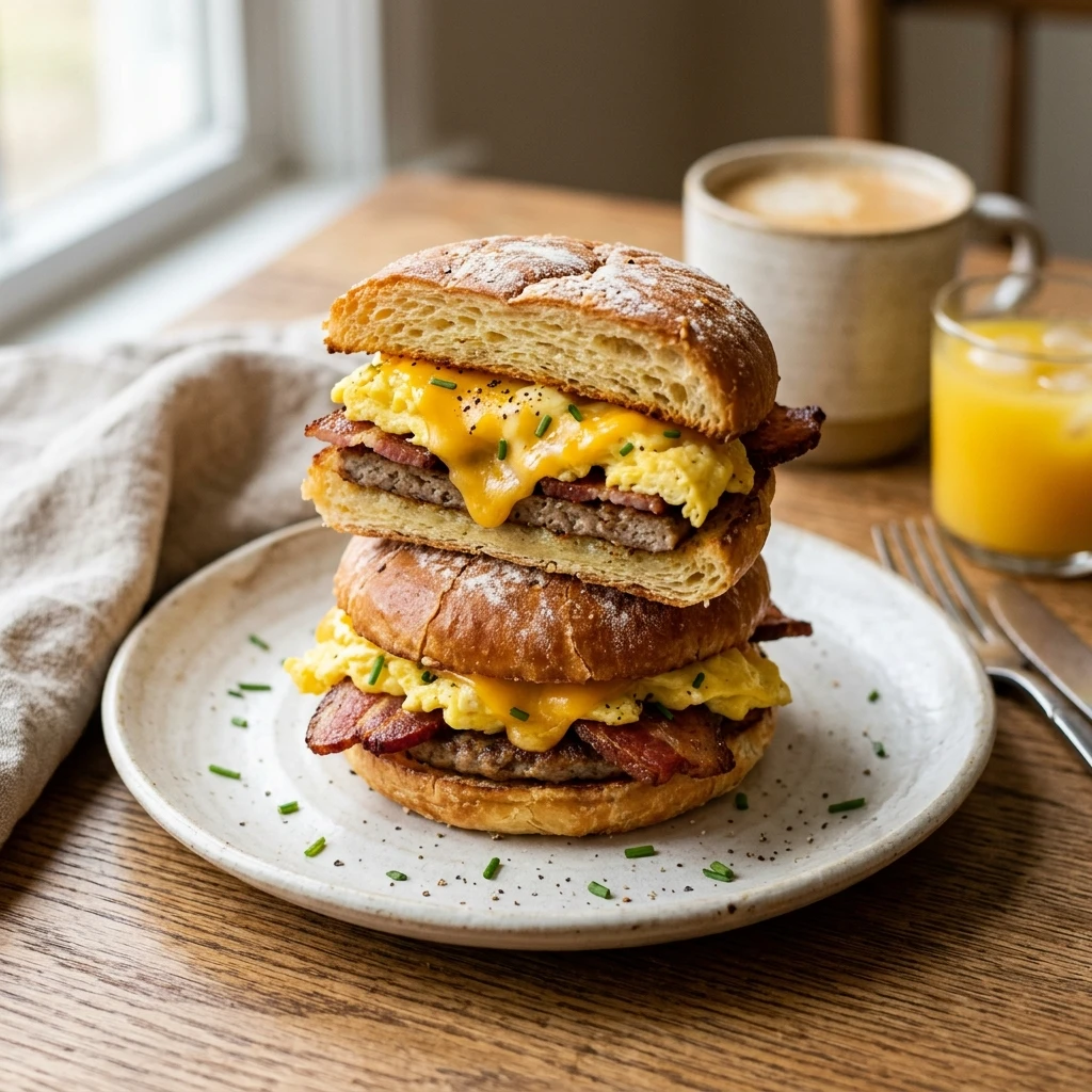Make Ahead Breakfast Sandwiches Freezer Friendly