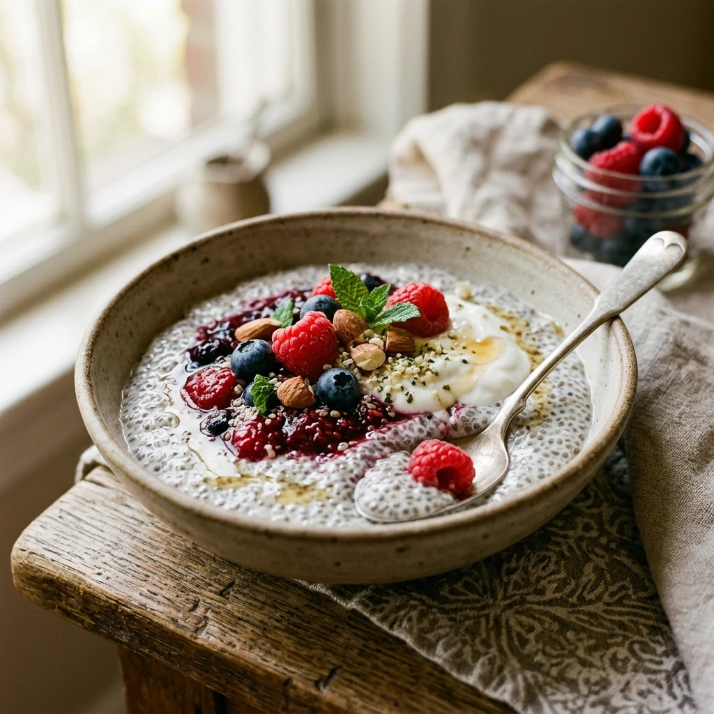 Make Ahead Chia Pudding 3 Ingredients