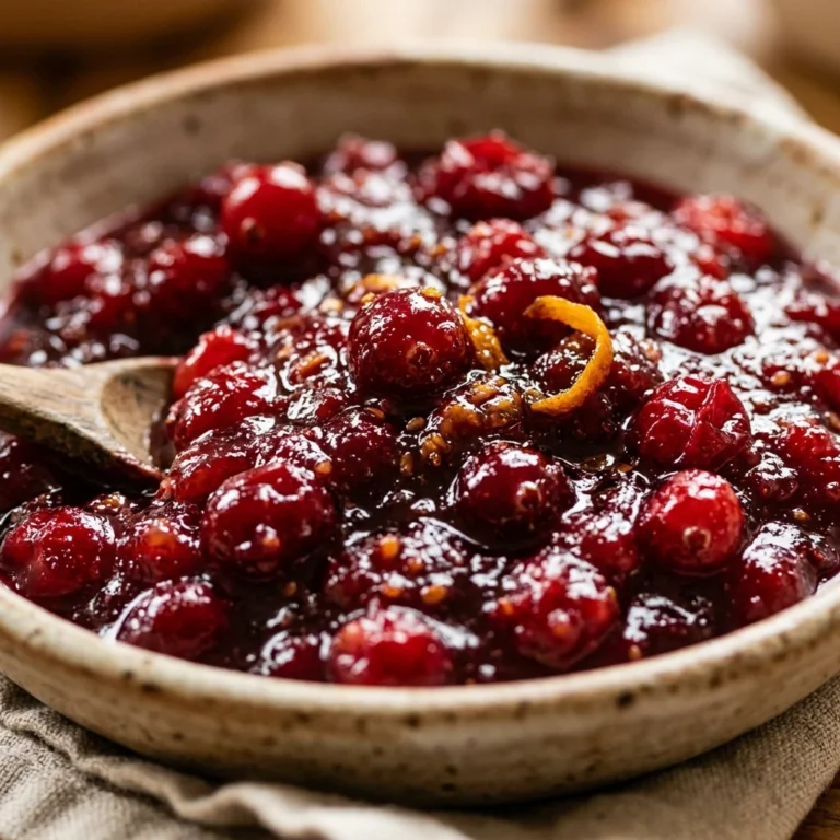 Make Ahead Cranberry Sauce 3 Days Before