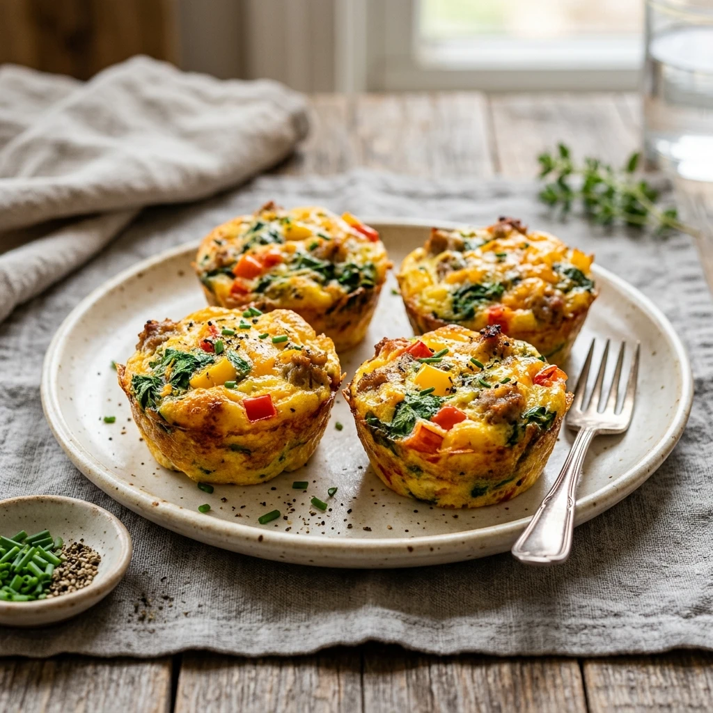 Make Ahead Egg Muffins High Protein