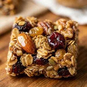 Make Ahead Granola Bars Breakfast