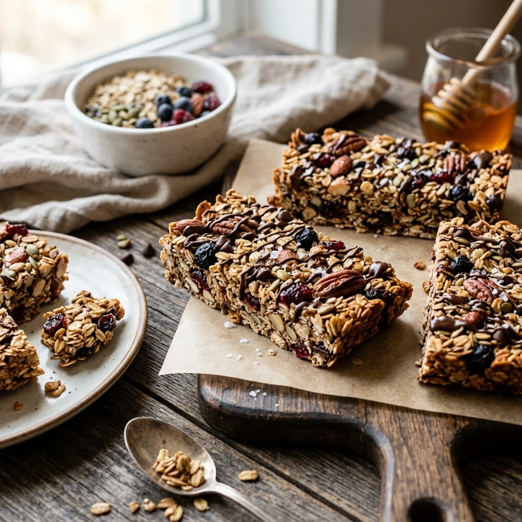 Make Ahead Granola Bars Breakfast