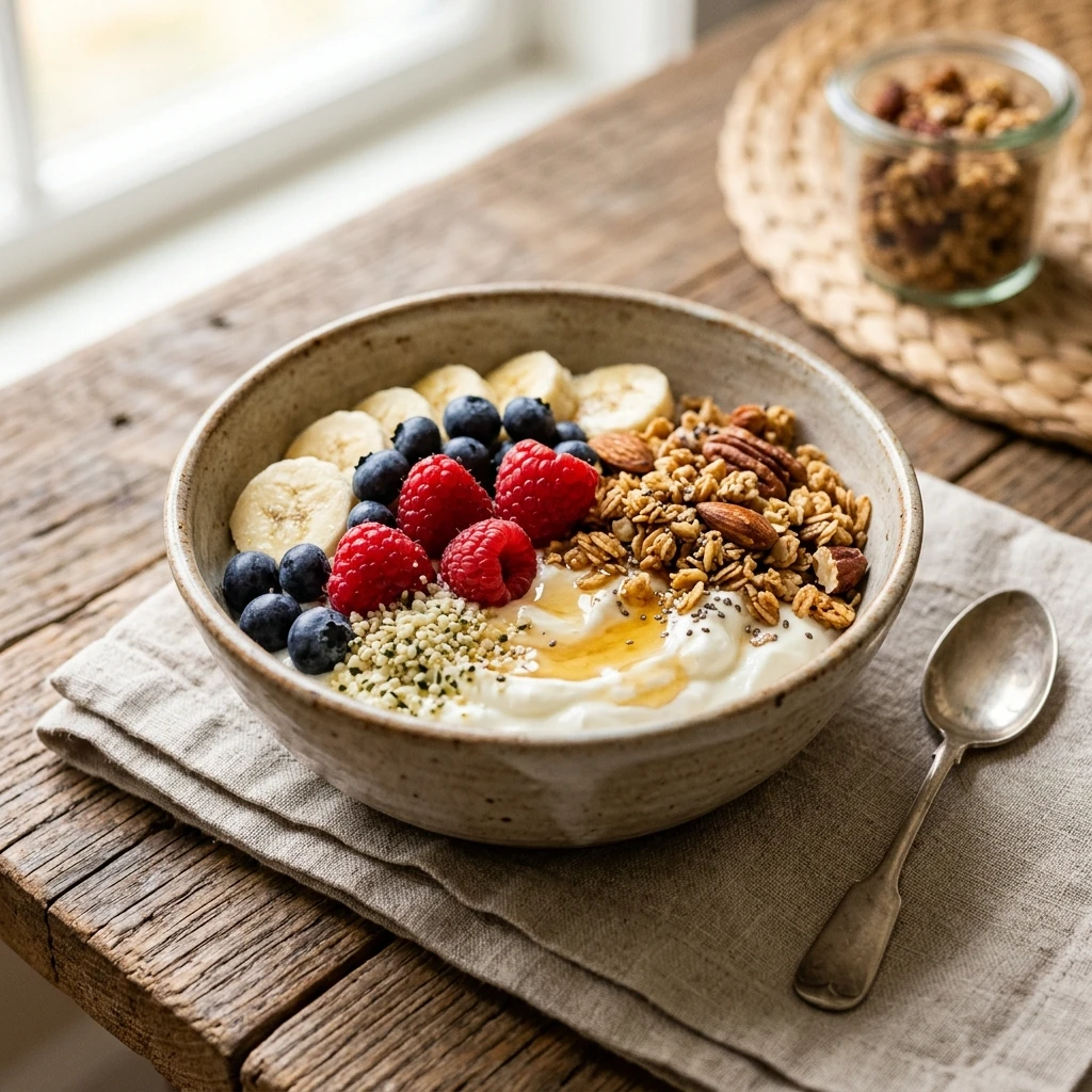 Make Ahead High Protein Breakfast Bowls 5 Minute No Fail Budget Kids