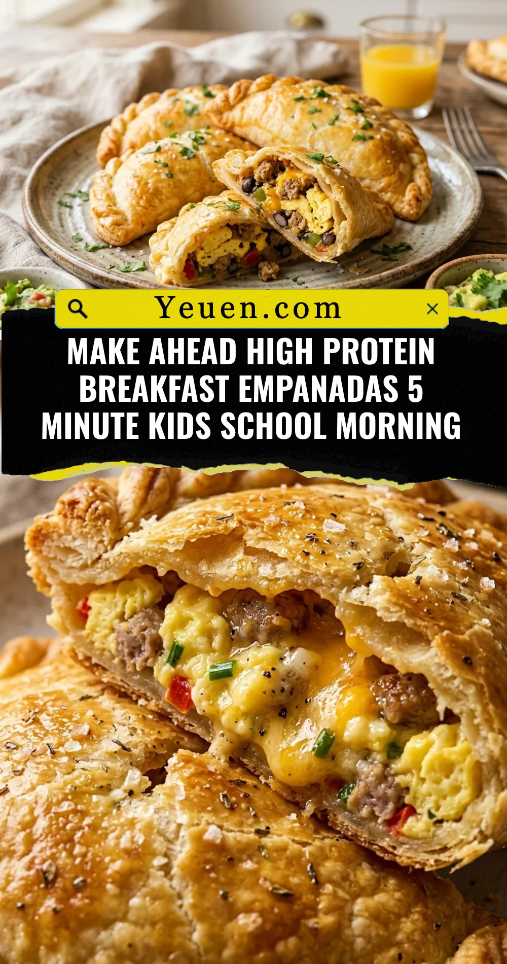 Make Ahead High Protein Breakfast Empanadas 5 Minute Kids School Morning