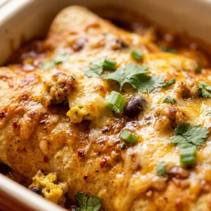 Make Ahead High Protein Breakfast Enchiladas 5 Minute No Fail Budget Easy