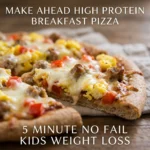 Make Ahead High Protein Breakfast Pizza 5 Minute No Fail Kids Weight Loss