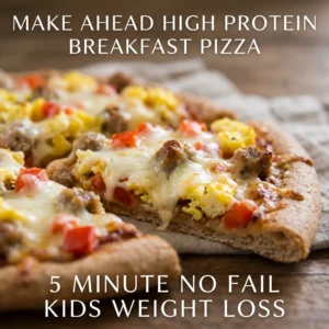Make Ahead High Protein Breakfast Pizza 5 Minute No Fail Kids Weight Loss