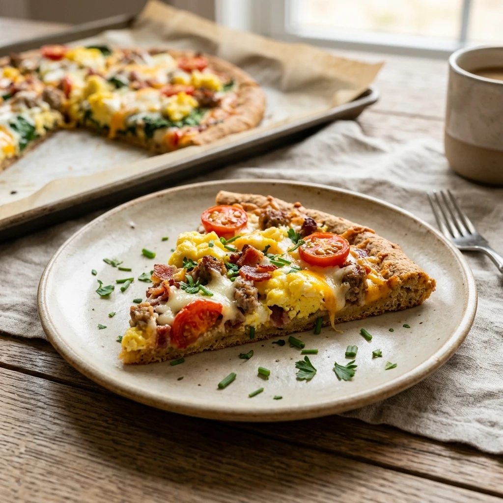 Make Ahead High Protein Breakfast Pizza 5 Minute No Fail Kids Weight Loss