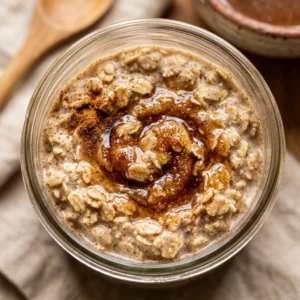 Make Ahead High Protein Cinnamon Roll Overnight Oats 5 Minute Weight Loss