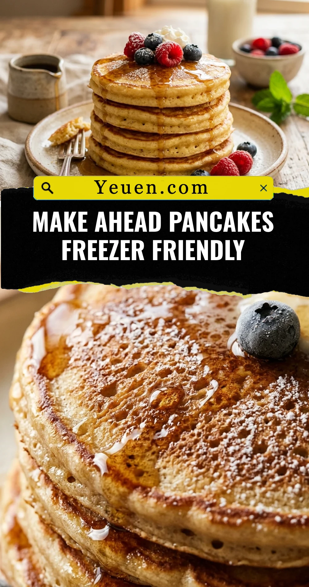 Make Ahead Pancakes Freezer Friendly