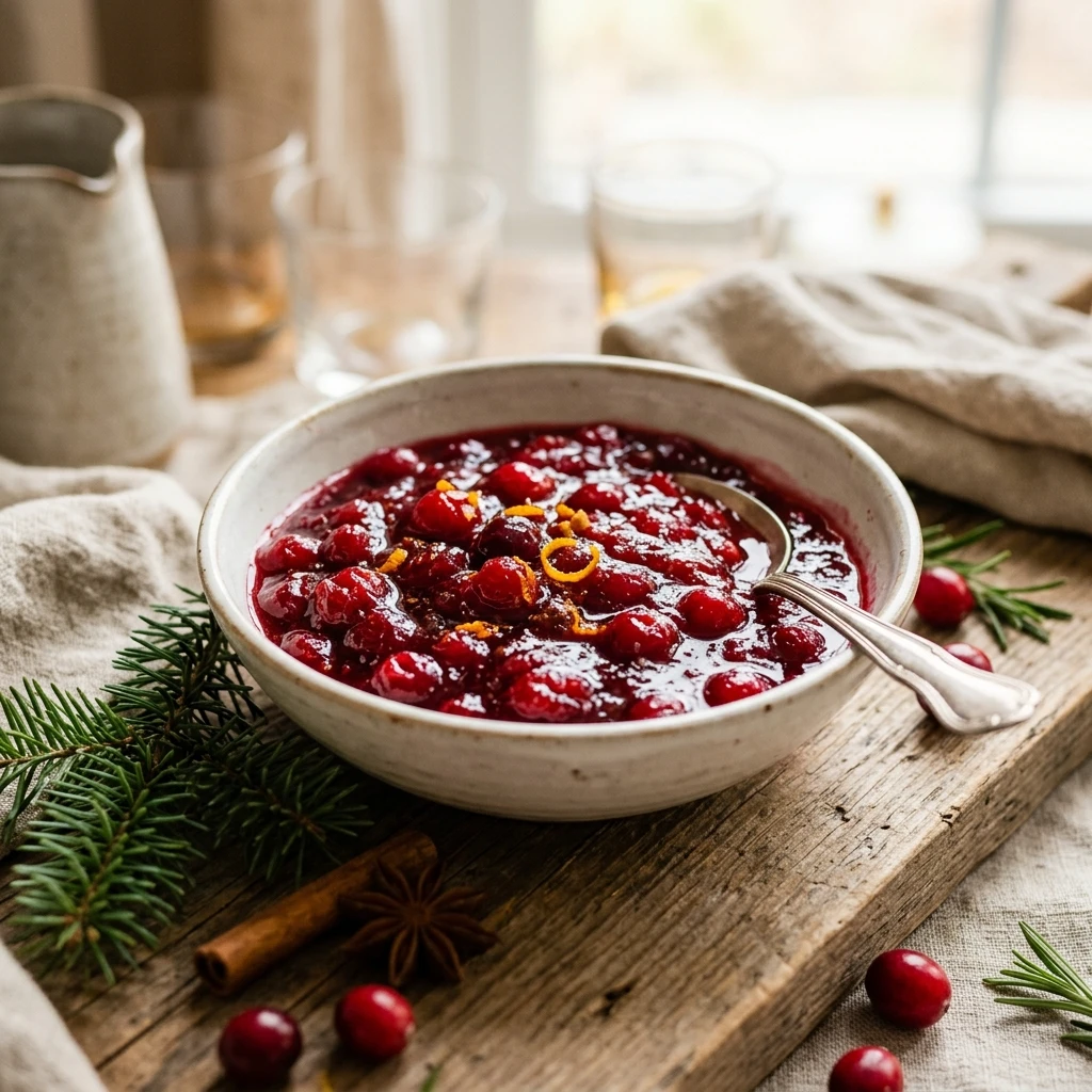 Make Ahead Winter Cranberry Sauce No Fail