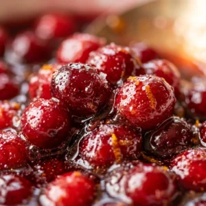 Maple Bourbon Cranberry Sauce
