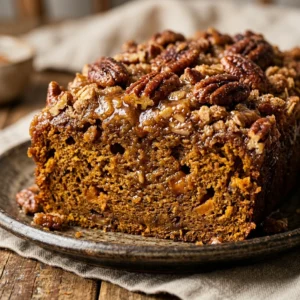 Maple Pumpkin Bread With Pecan Streusel Fall Breakfast