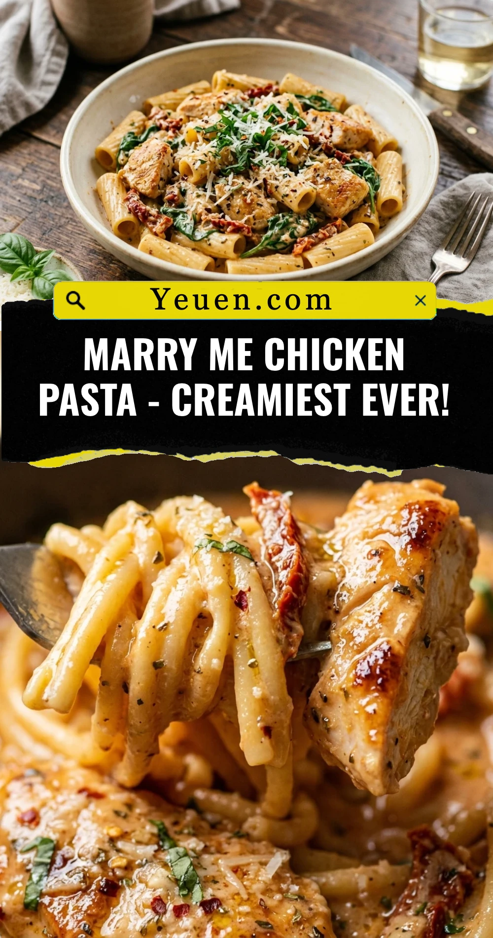 Marry Me Chicken Pasta - Creamiest Ever!