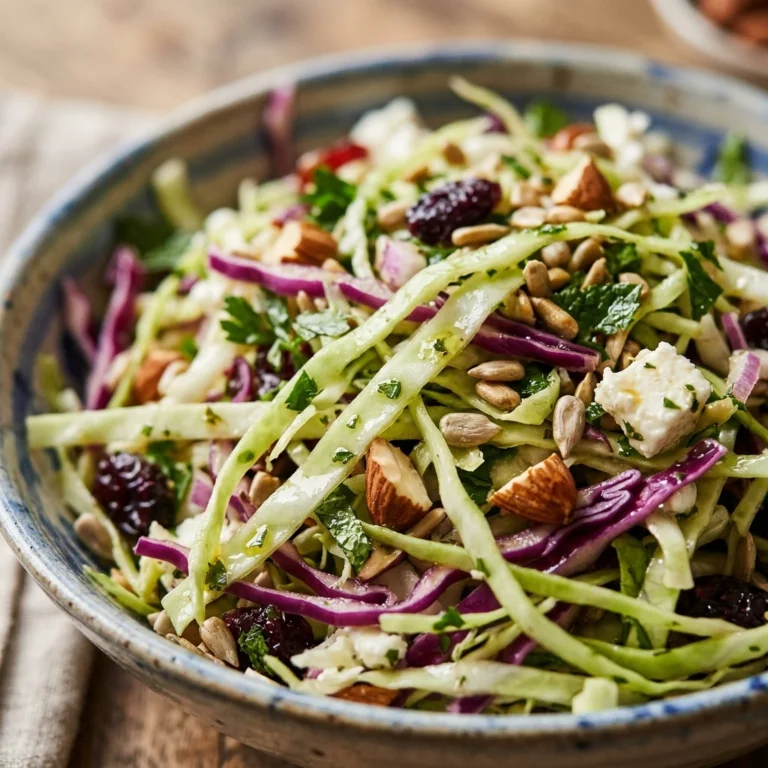 Mediterranean Cabbage Slaw Crunchy No Mayo Budget 2026 Healthy Easy