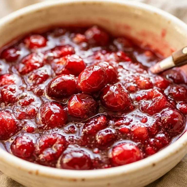 Microwave Cranberry Sauce 3-Ingredient