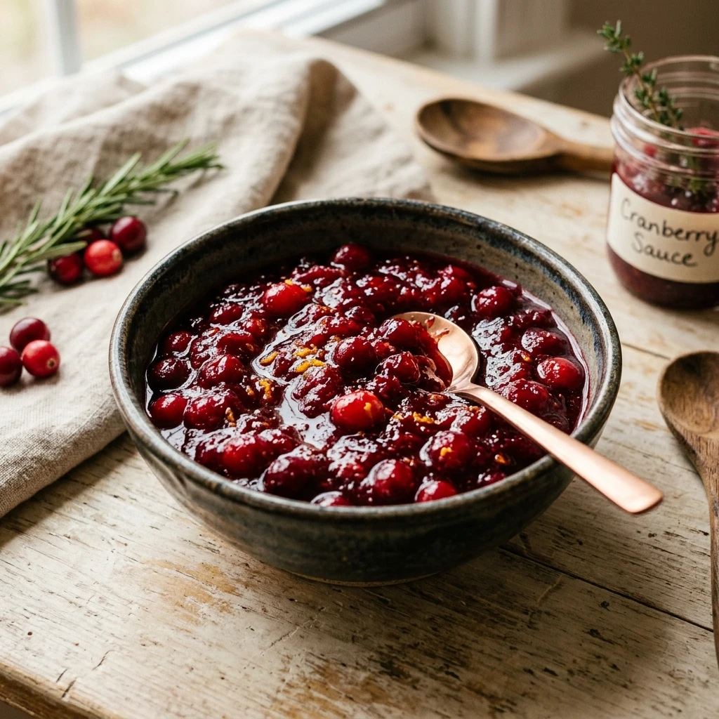 Microwave Cranberry Sauce 3-Ingredient