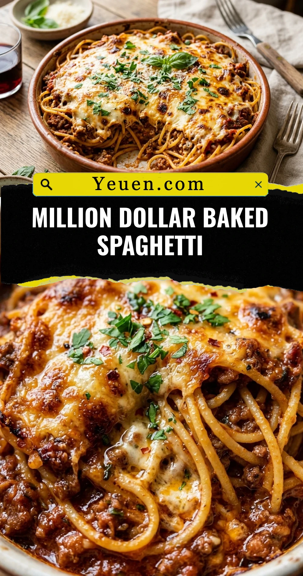 Million Dollar Baked Spaghetti