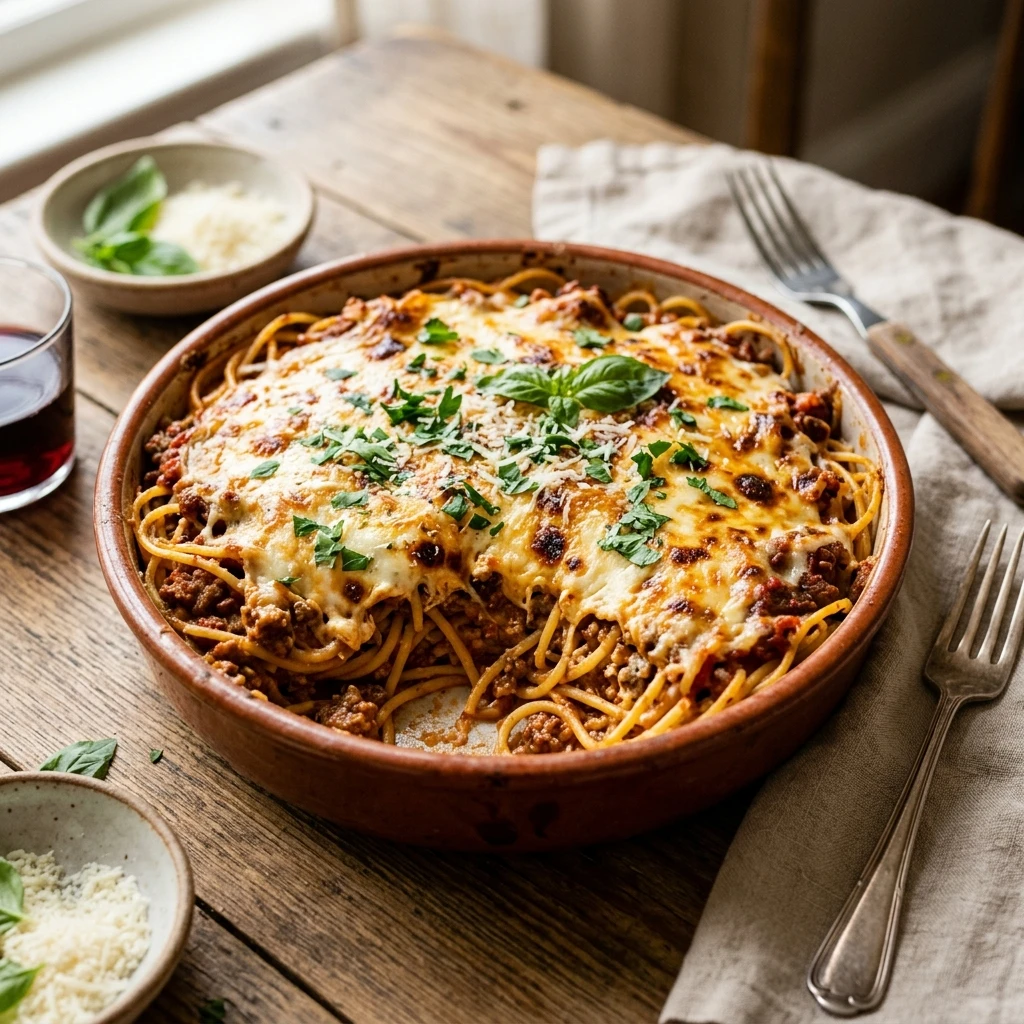 Million Dollar Baked Spaghetti