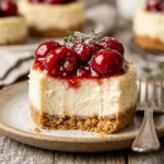 Mini New York Cheesecake Bites Baked Easy Creamy Party No Fail Recipe