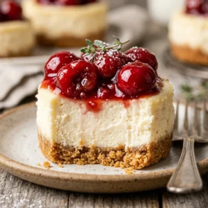 Mini New York Cheesecake Bites Baked Easy Creamy Party No Fail Recipe
