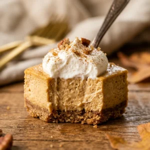 Mini Pumpkin Cheesecake Bites No Bake Easy Fall Creamy Viral Party Recipe