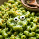 Monster Mac And Cheese Halloween Green Kids Love