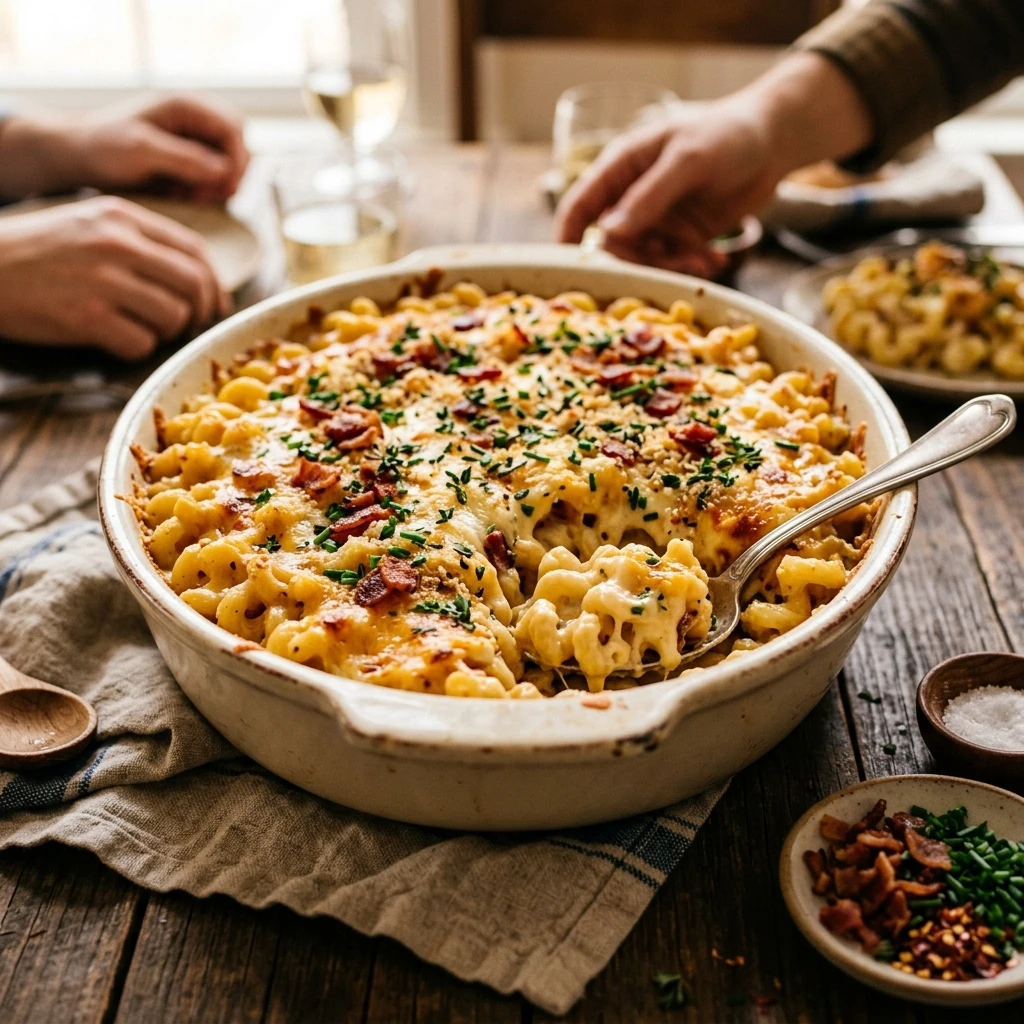 Monster Mac & Cheese Bake For Crowd