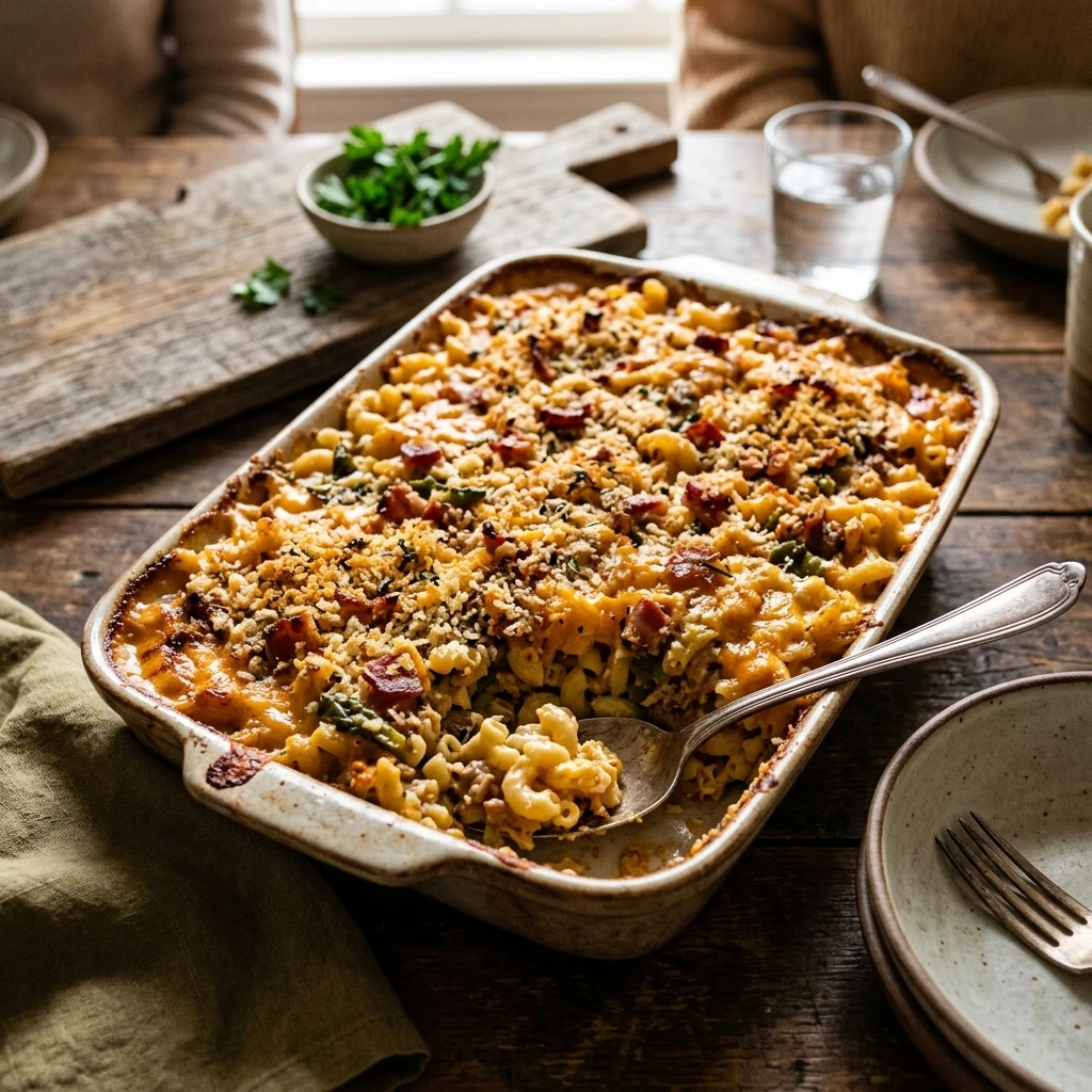 Monster Mac & Cheese Bake For Crowd