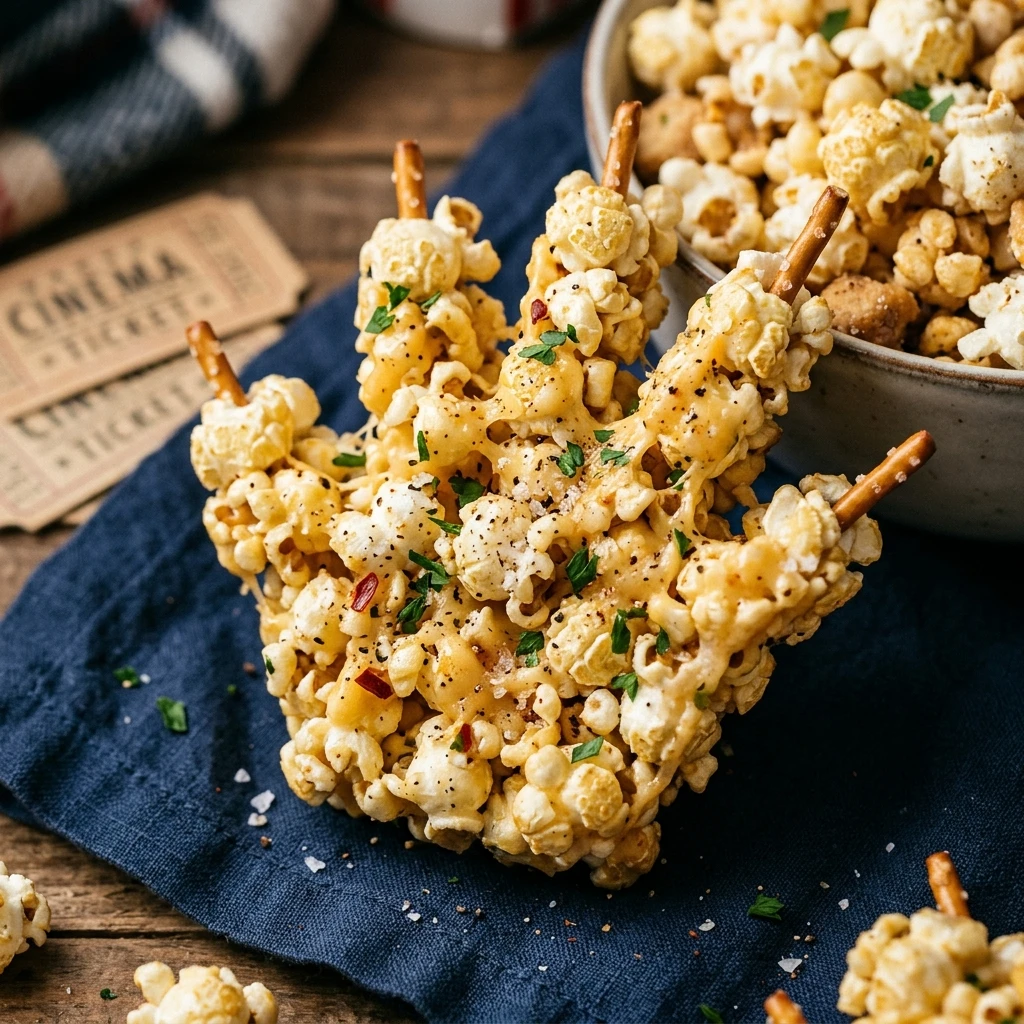 Monster Popcorn Hands – Movie Night Dinner Snack