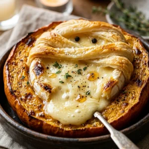 Mummy Brie Pumpkin - 2 Min Centerpiece + Dinner