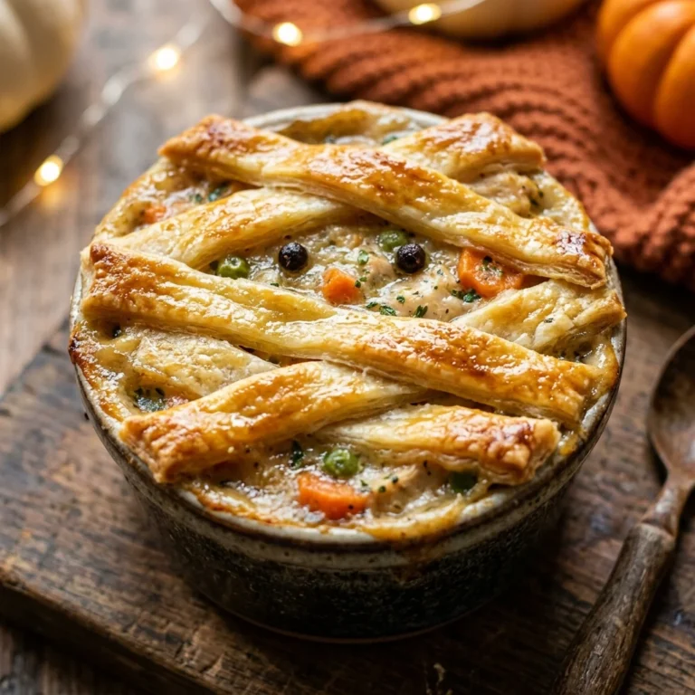 Mummy Chicken Pot Pie Halloween Cozy Family