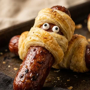 Mummy Hot Dogs - Dinner In 12 Min (Air Fryer)