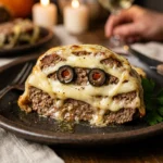 Mummy Meatloaf Halloween Cheesy Family Dinner