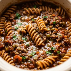 New Year Pasta Meal Prep Crockpot High Protein Under $20 Feeds 8 No Prep