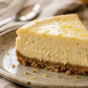 New York Style Lemon Cheesecake Creamy Easy No Fail Recipe