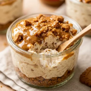 No Bake Biscoff Dessert Easy 3 Ingredient No Bake Zero Heat