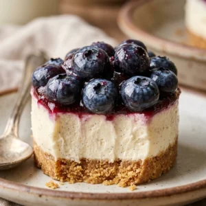 No Bake Blueberry Cheesecake Easy No Bake Dessert Zero Heat