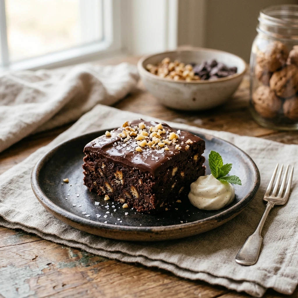 No Bake Brownies Bars Easy No Bake Dessert Zero Heat
