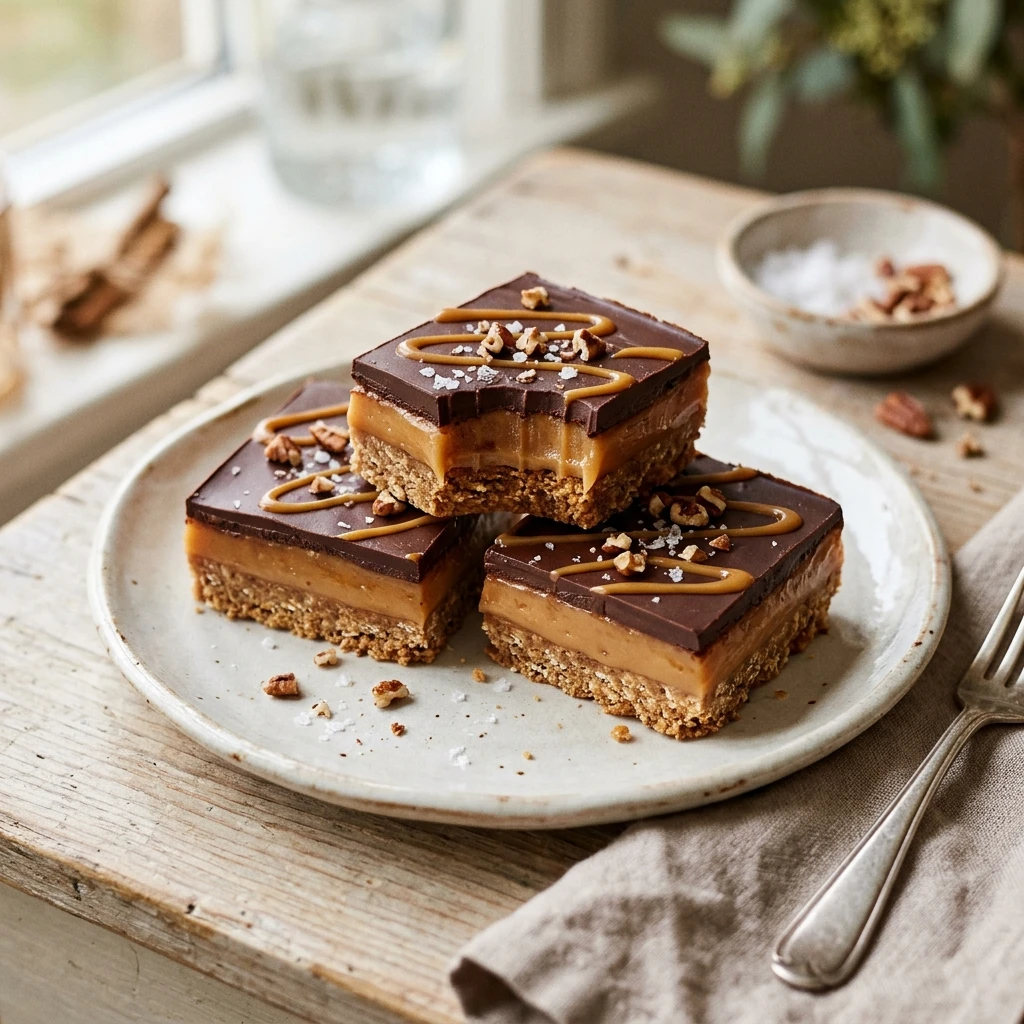No Bake Caramel Bars Easy No Bake Dessert Zero Heat